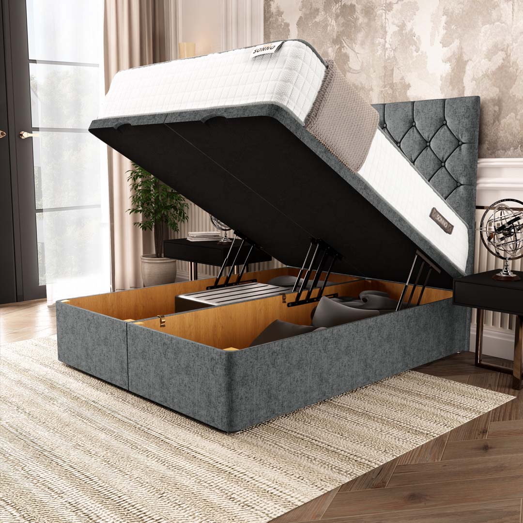 Seville Chesterfield Ottoman Divan Bed - Image 6