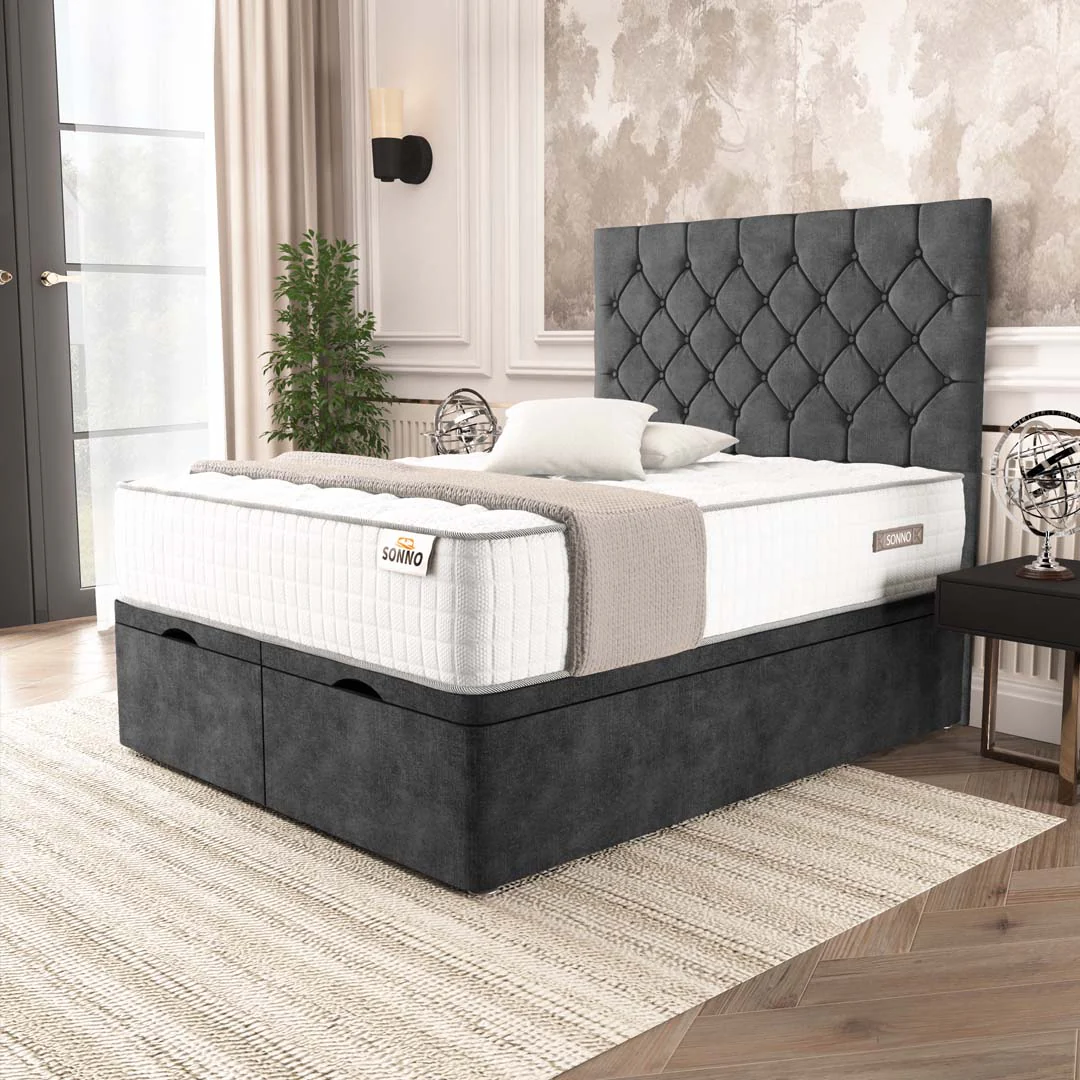 Seville Chesterfield Ottoman Divan Bed - Image 3