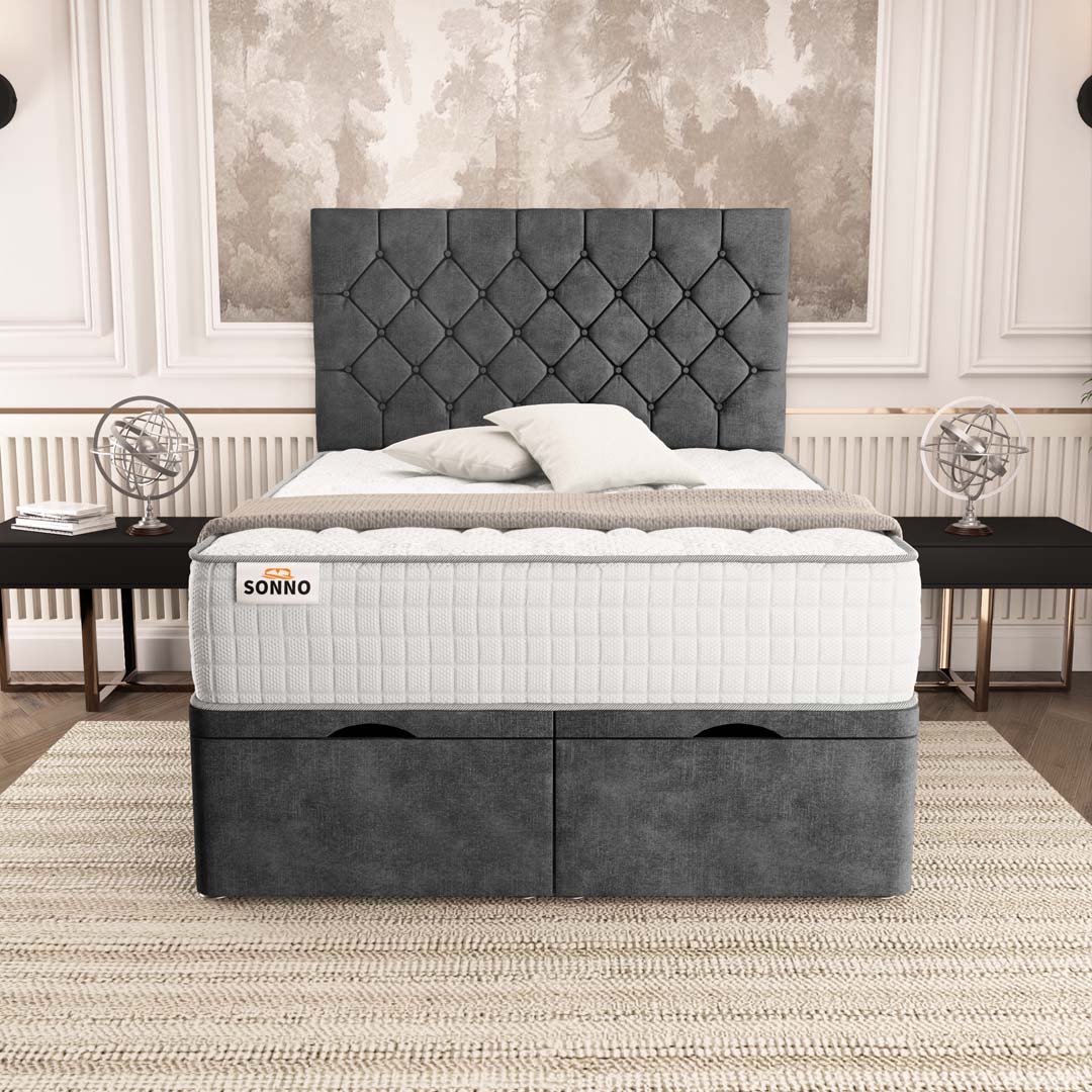 Seville Chesterfield Ottoman Divan Bed - Image 5