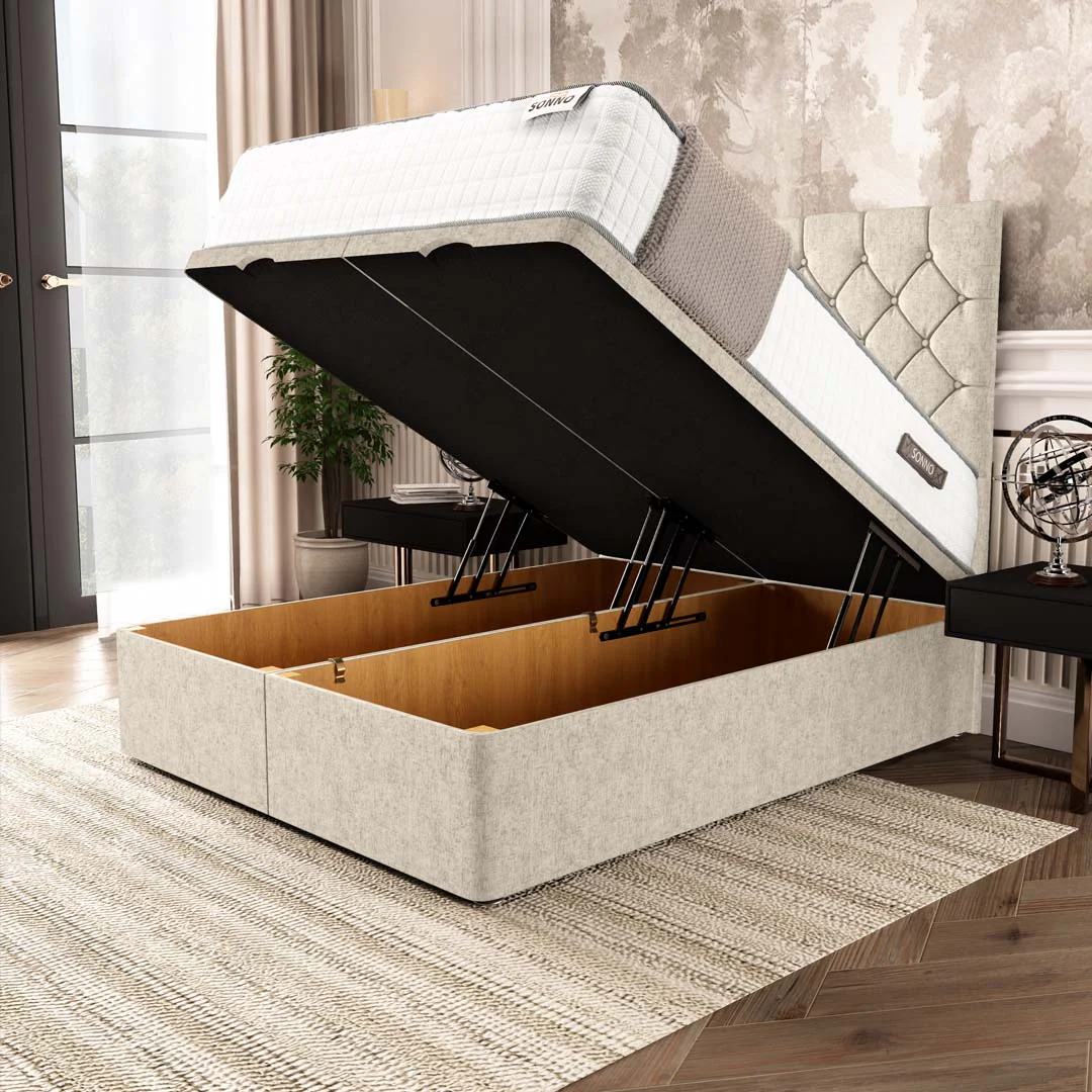 Seville Chesterfield Ottoman Divan Bed - Image 2