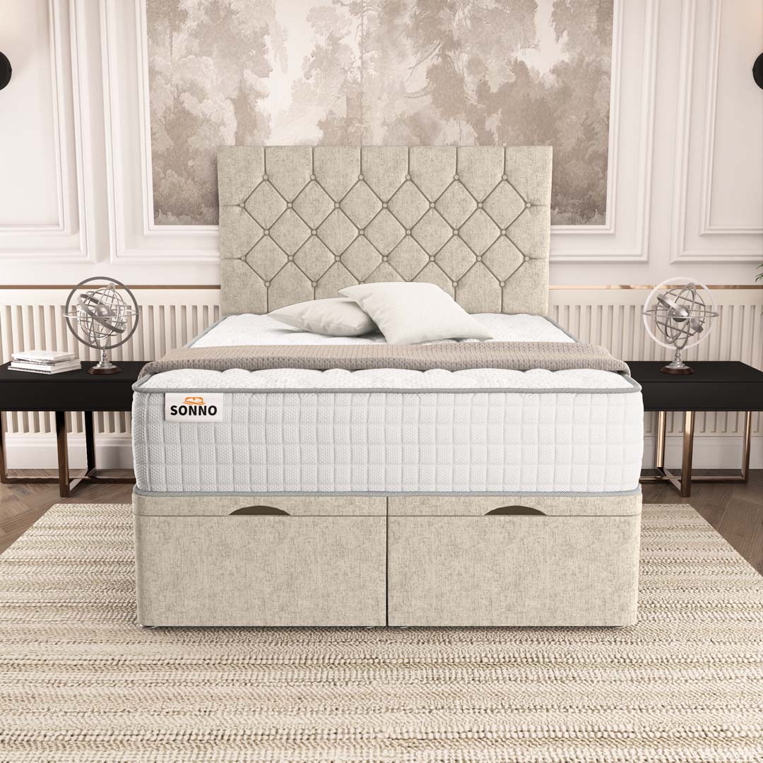 Seville Chesterfield Ottoman Divan Bed - Image 5