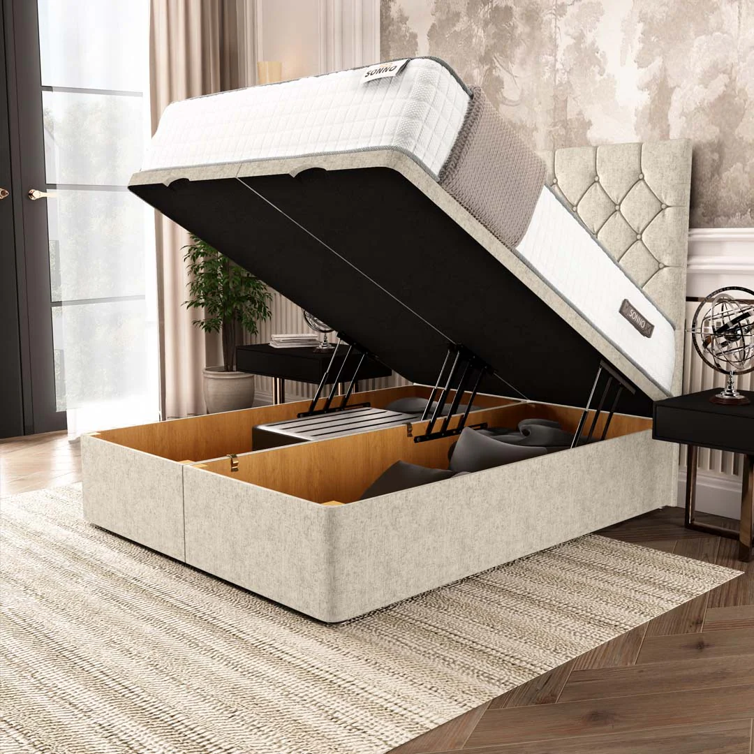 Seville Chesterfield Ottoman Divan Bed - Image 6