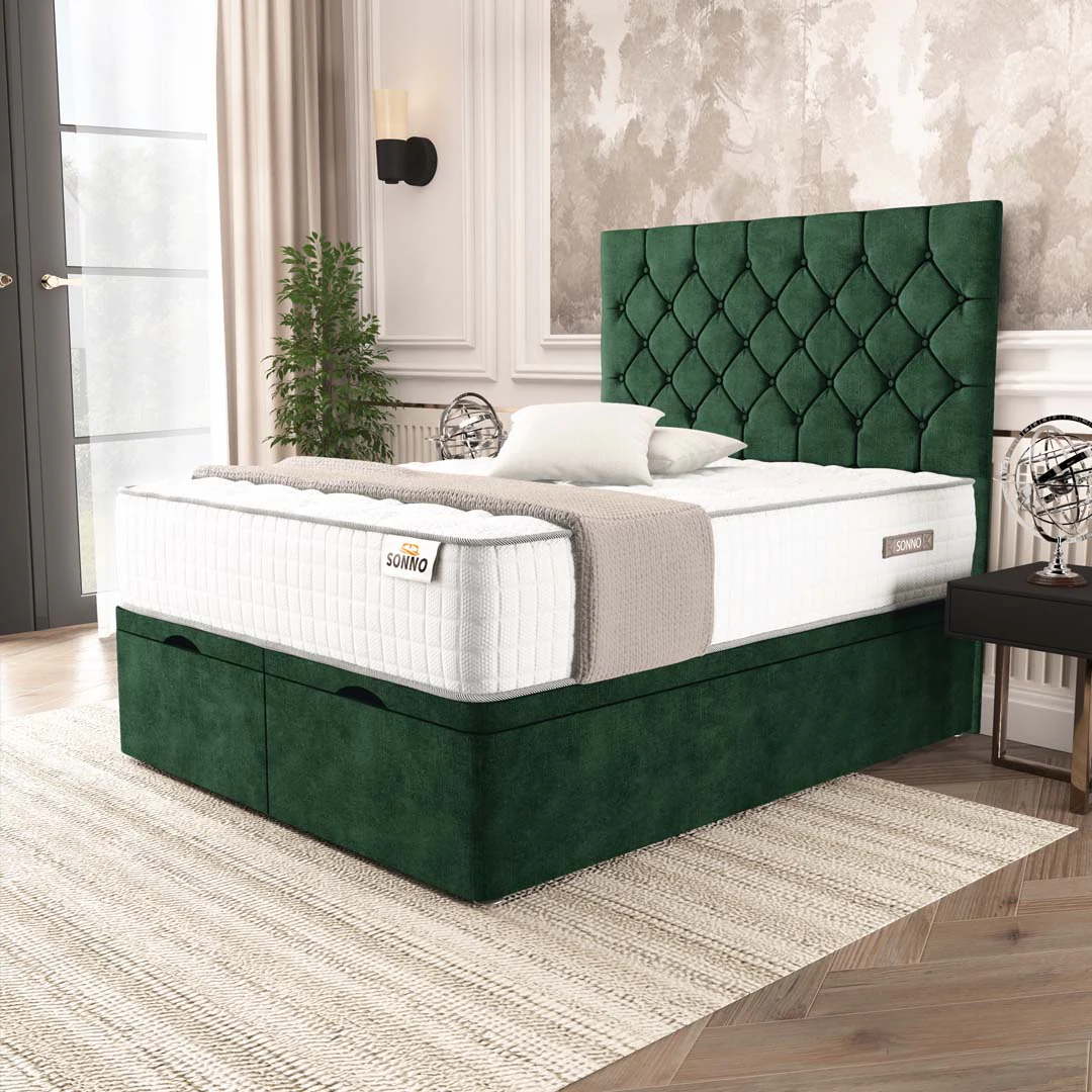 Seville Chesterfield Ottoman Divan Bed - Image 3