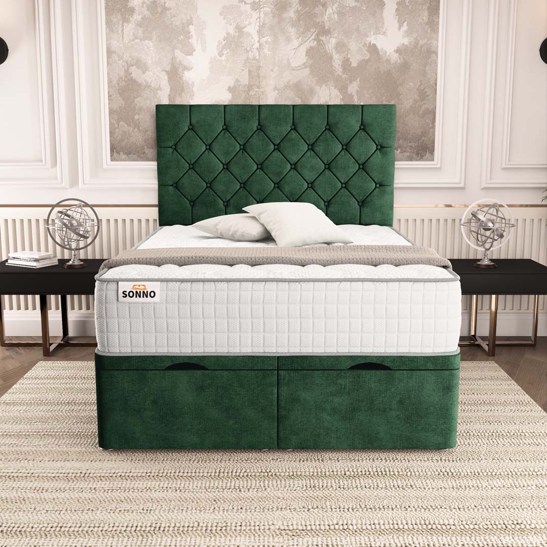Seville Chesterfield Ottoman Divan Bed - Image 5