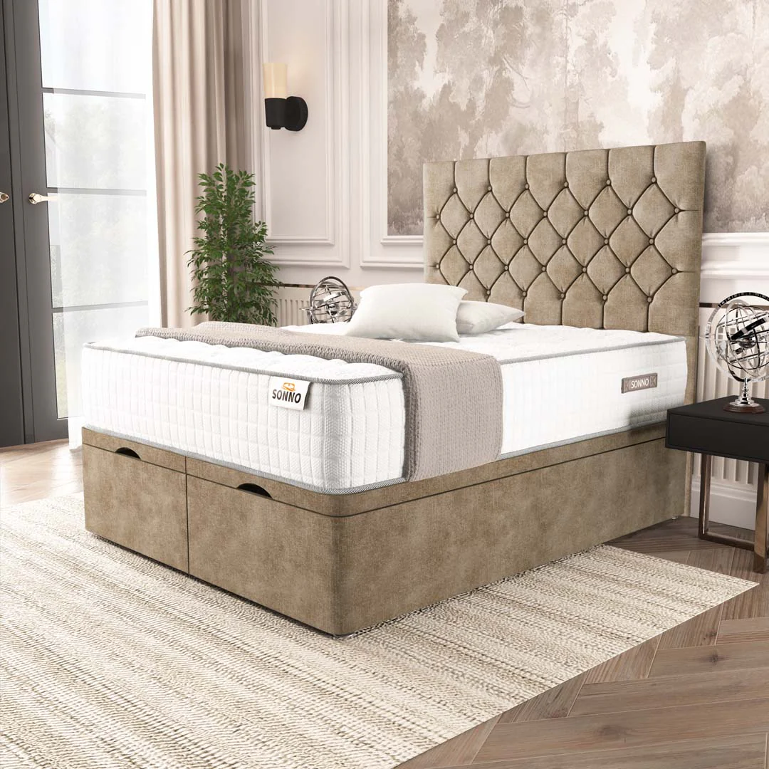 Seville Chesterfield Ottoman Divan Bed - Image 3