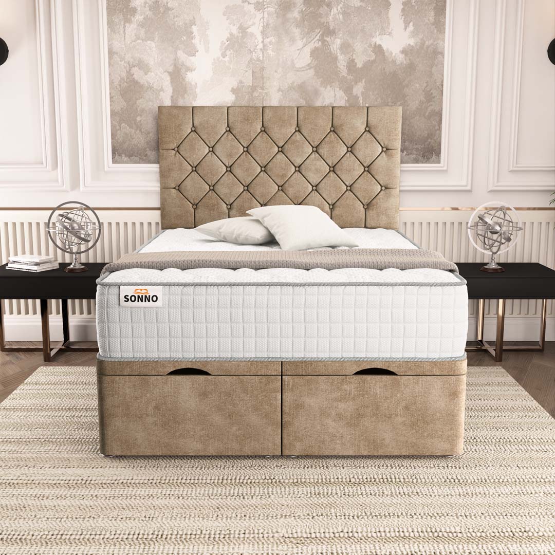 Seville Chesterfield Ottoman Divan Bed - Image 5