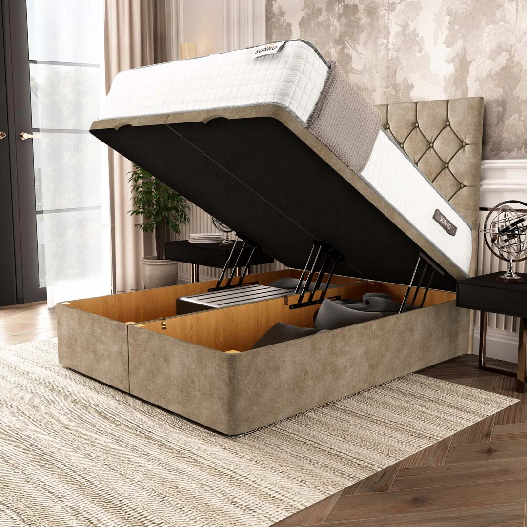Seville Chesterfield Ottoman Divan Bed - Image 6
