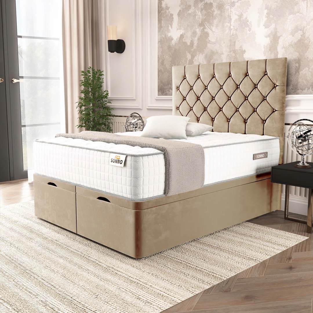 Seville Chesterfield Ottoman Divan Bed - Image 3