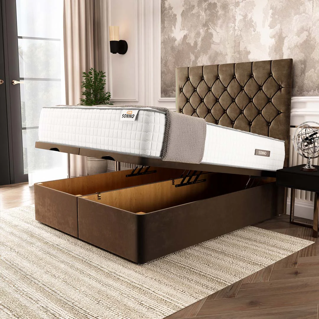 Seville Chesterfield Ottoman Divan Bed