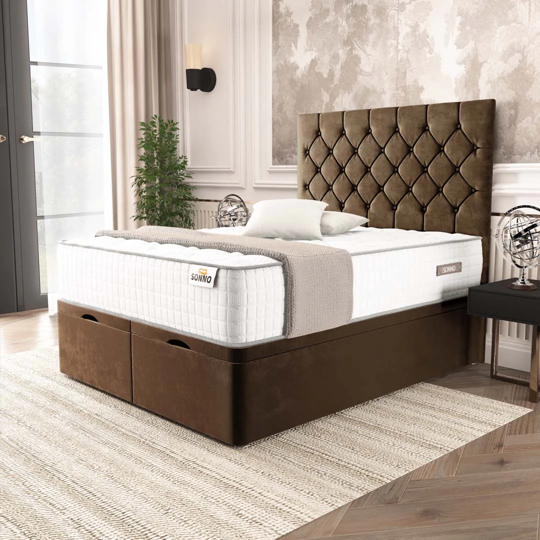 Seville Chesterfield Ottoman Divan Bed - Image 3