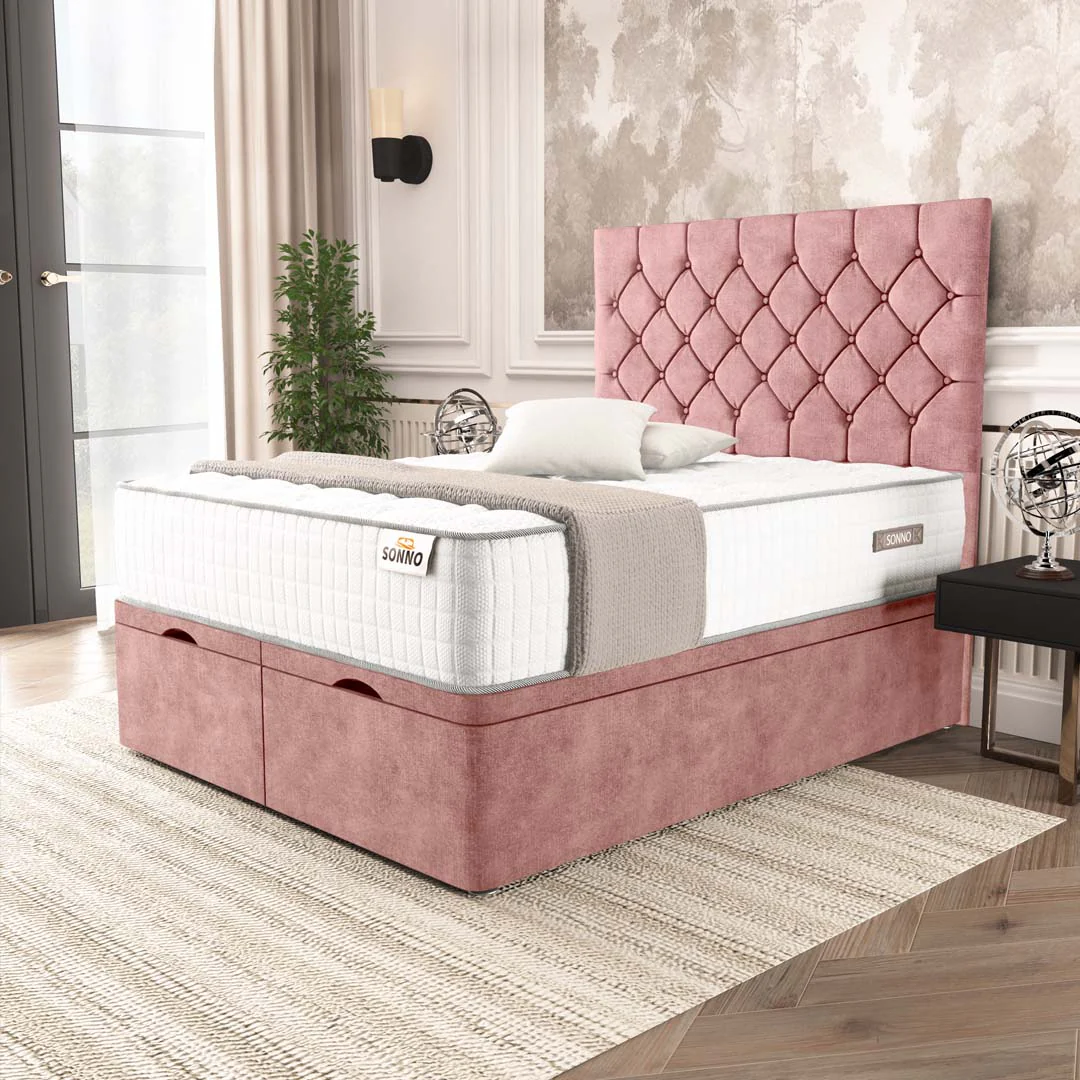 Seville Chesterfield Ottoman Divan Bed - Image 3