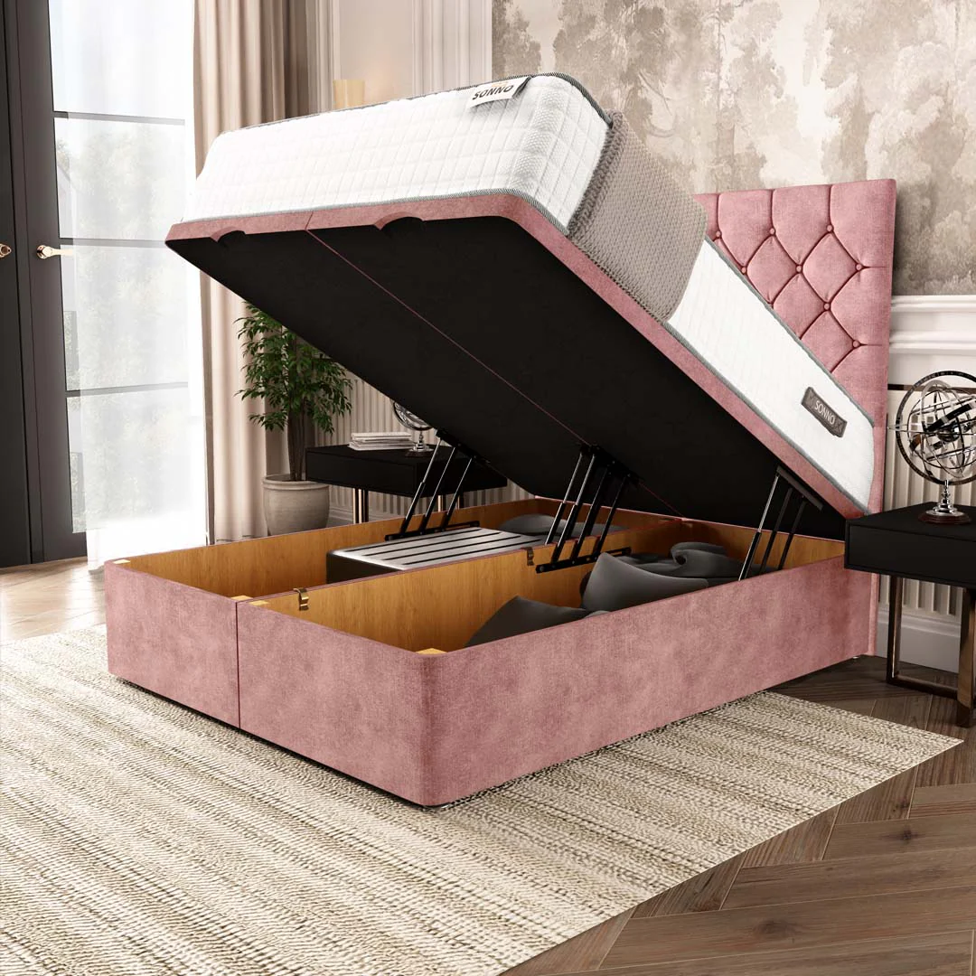 Seville Chesterfield Ottoman Divan Bed - Image 6