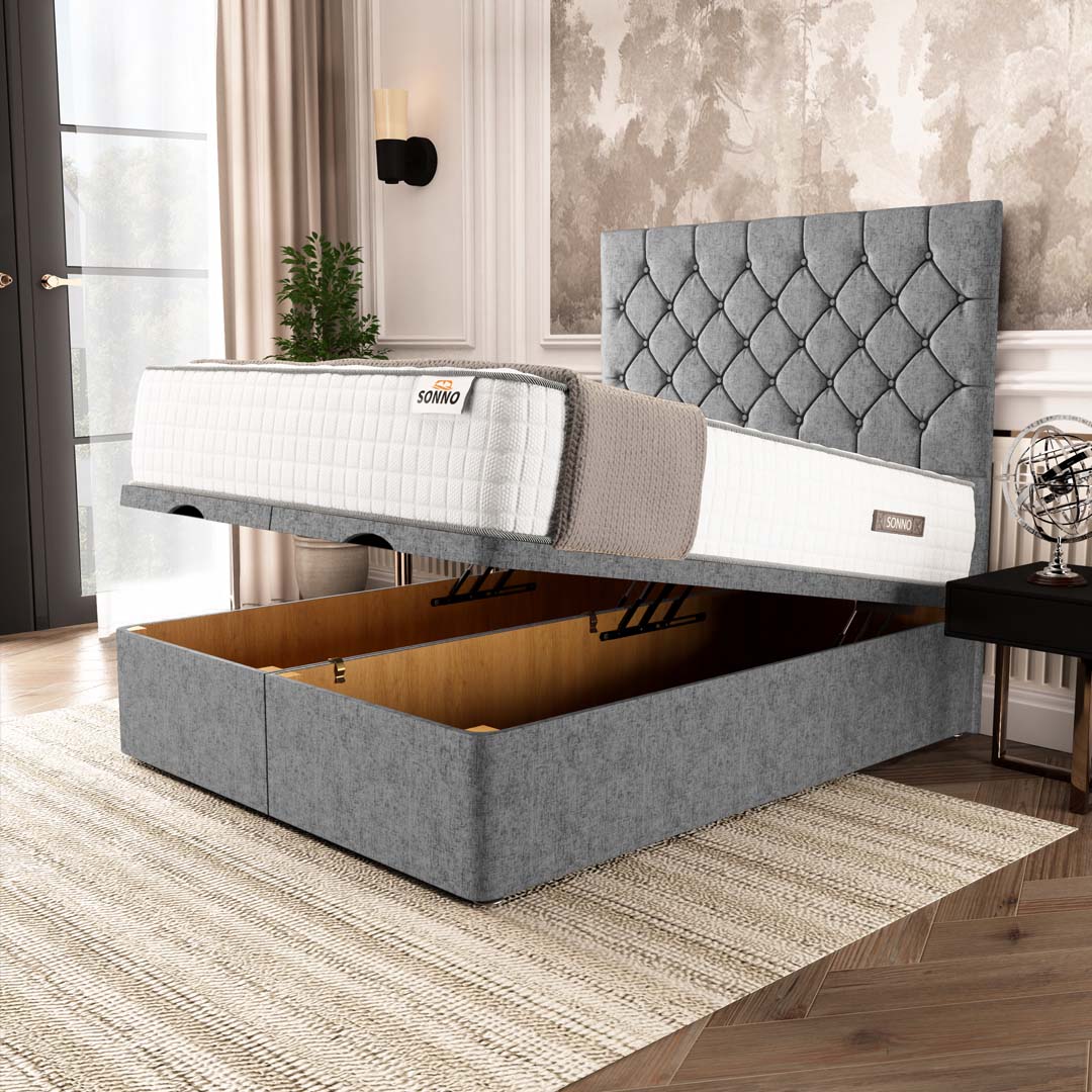Seville Chesterfield Ottoman Divan Bed