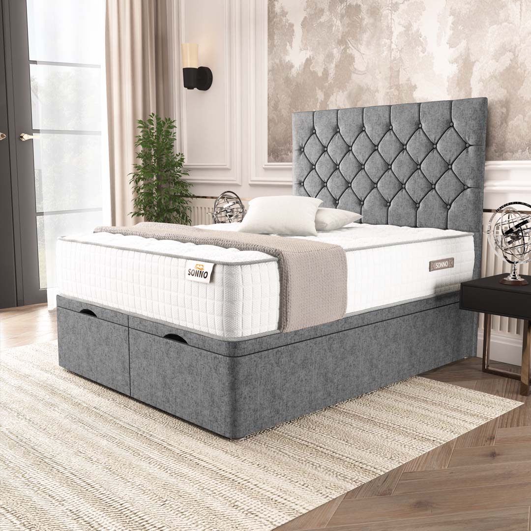 Seville Chesterfield Ottoman Divan Bed - Image 3