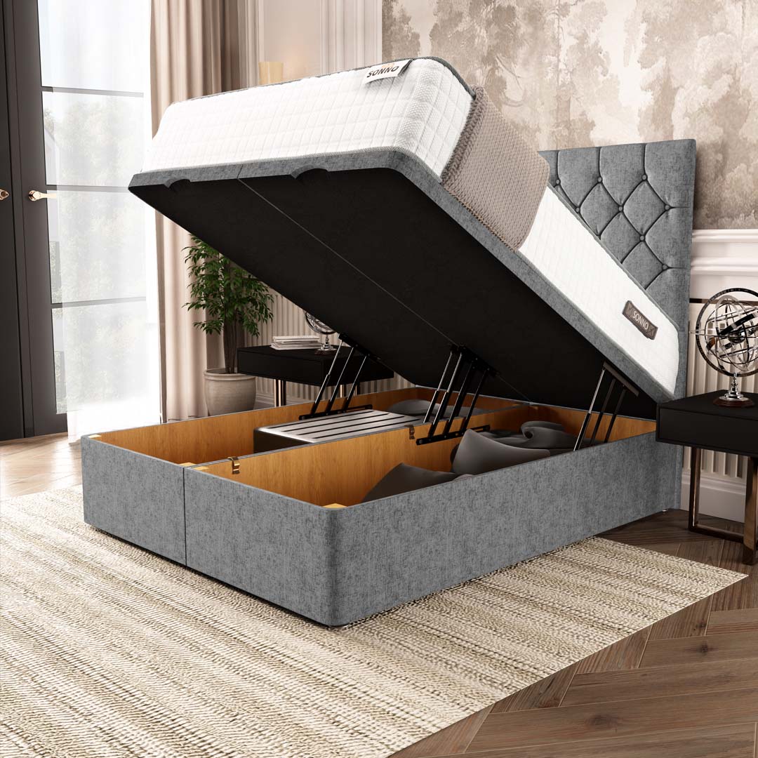 Seville Chesterfield Ottoman Divan Bed - Image 6