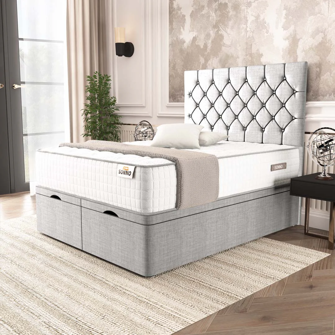 Seville Chesterfield Ottoman Divan Bed - Image 3