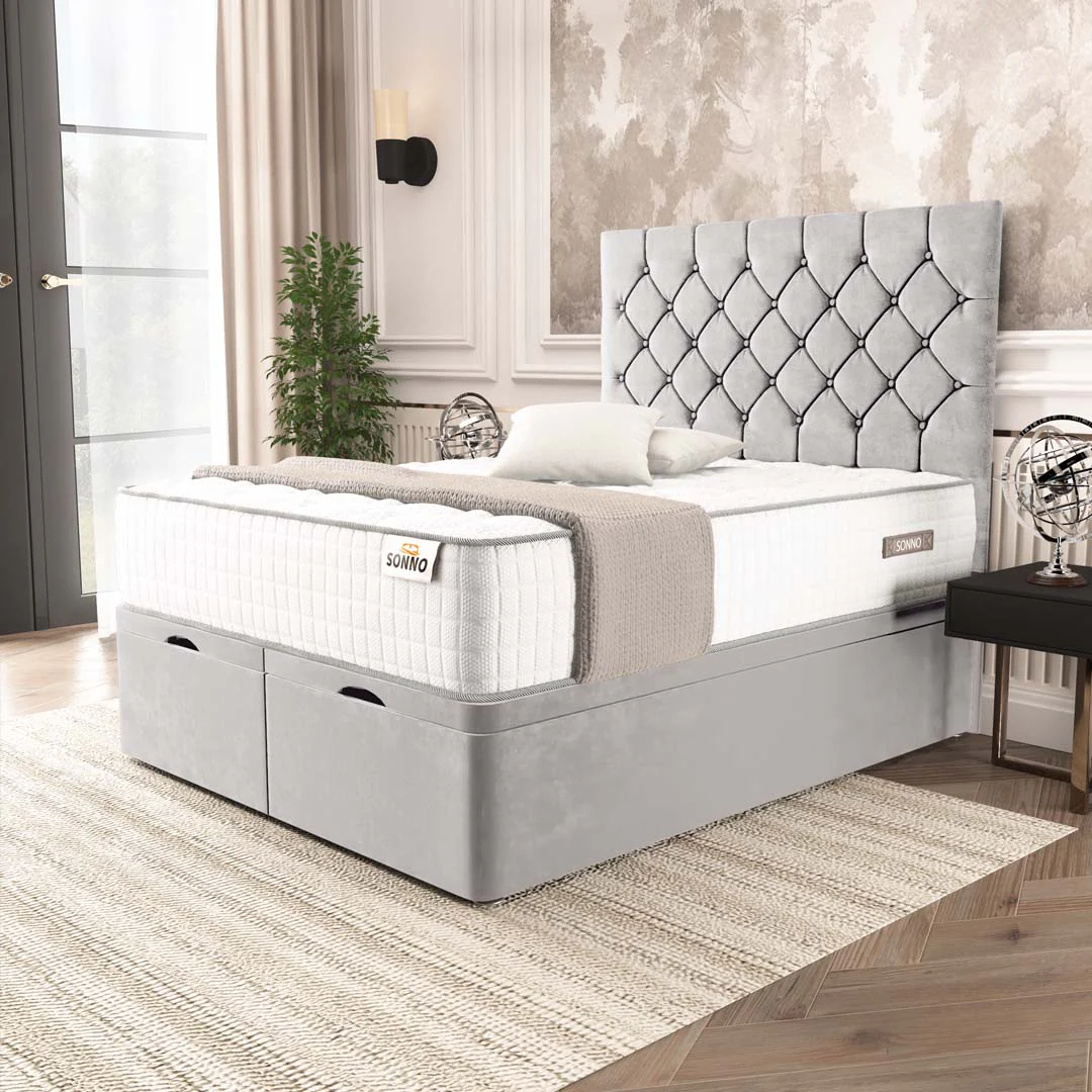 Seville Chesterfield Ottoman Divan Bed - Image 3