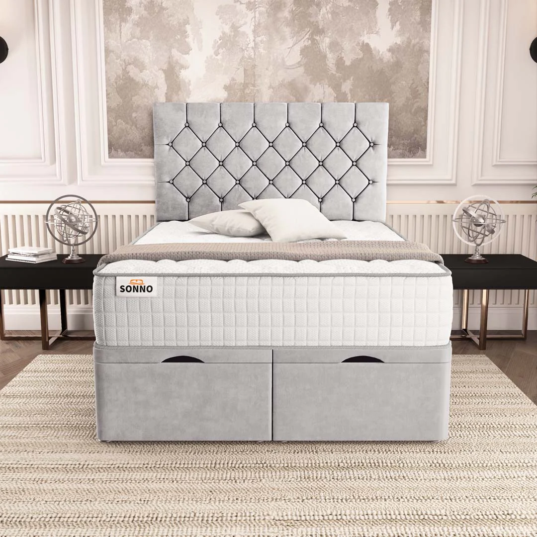 Seville Chesterfield Ottoman Divan Bed - Image 5