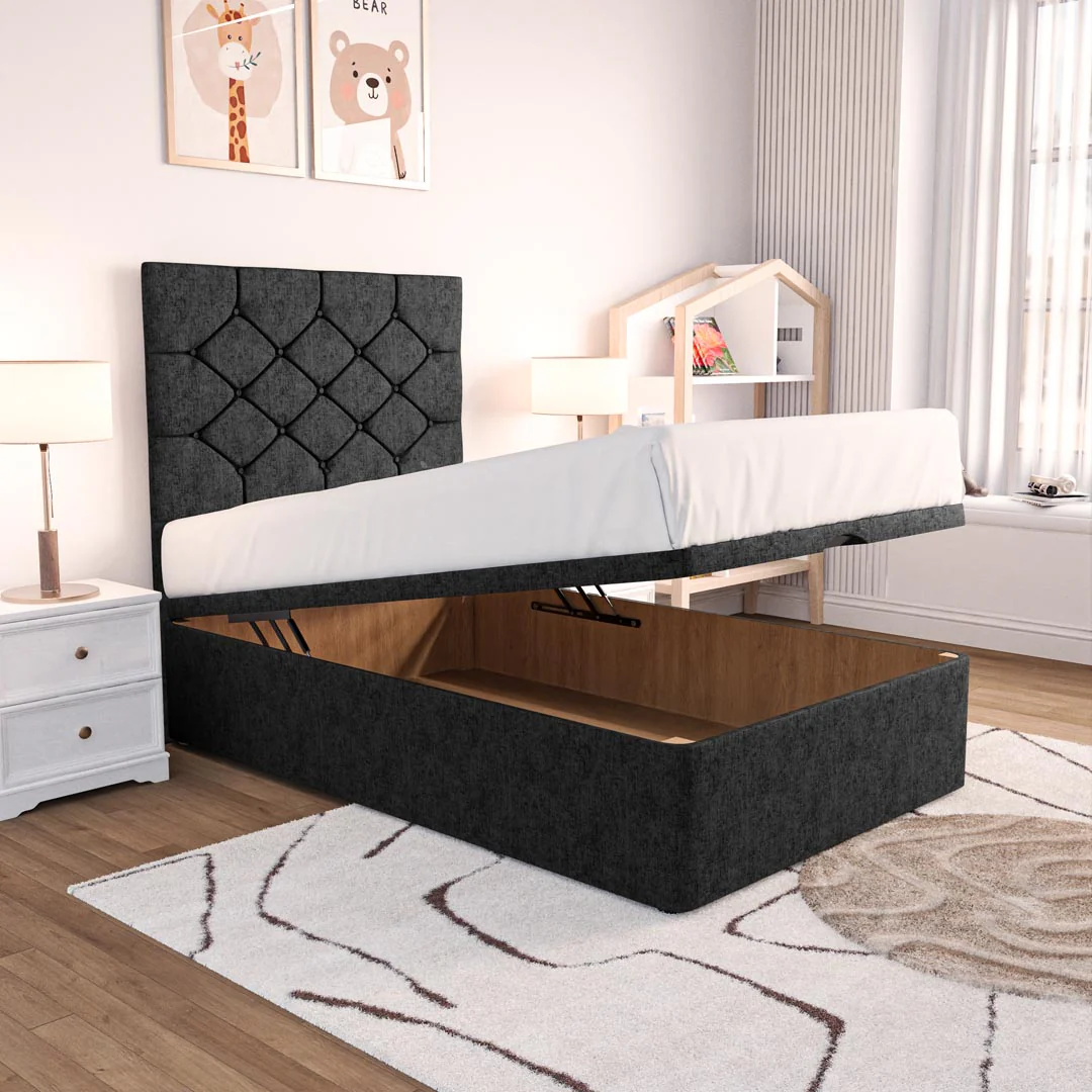 Seville Kids Chesterfield Ottoman Divan Bed