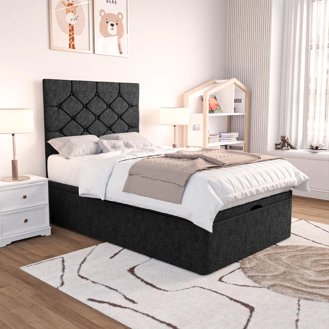 Seville Kids Chesterfield Ottoman Divan Bed - Image 3