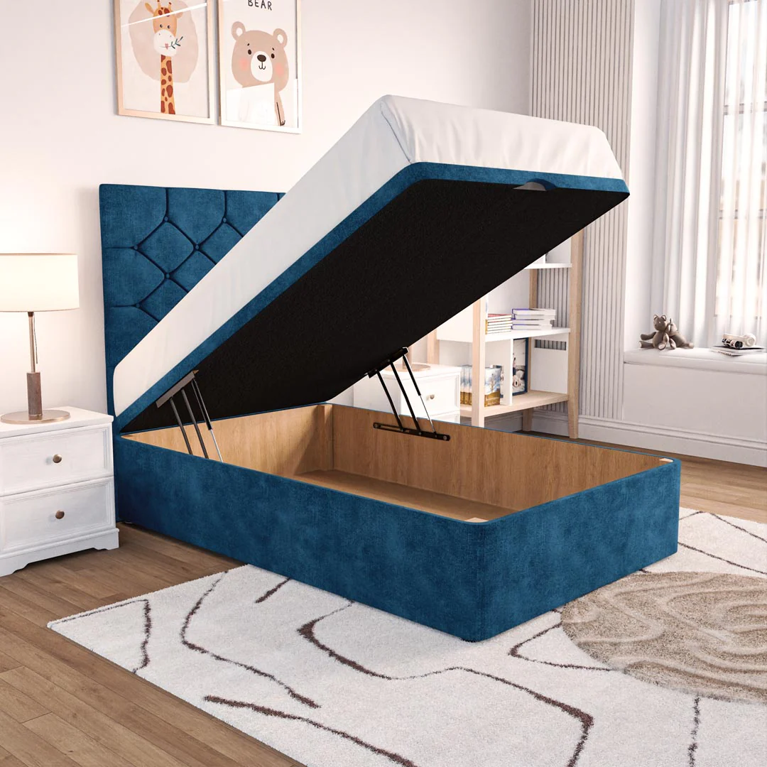 Seville Kids Chesterfield Ottoman Divan Bed - Image 2