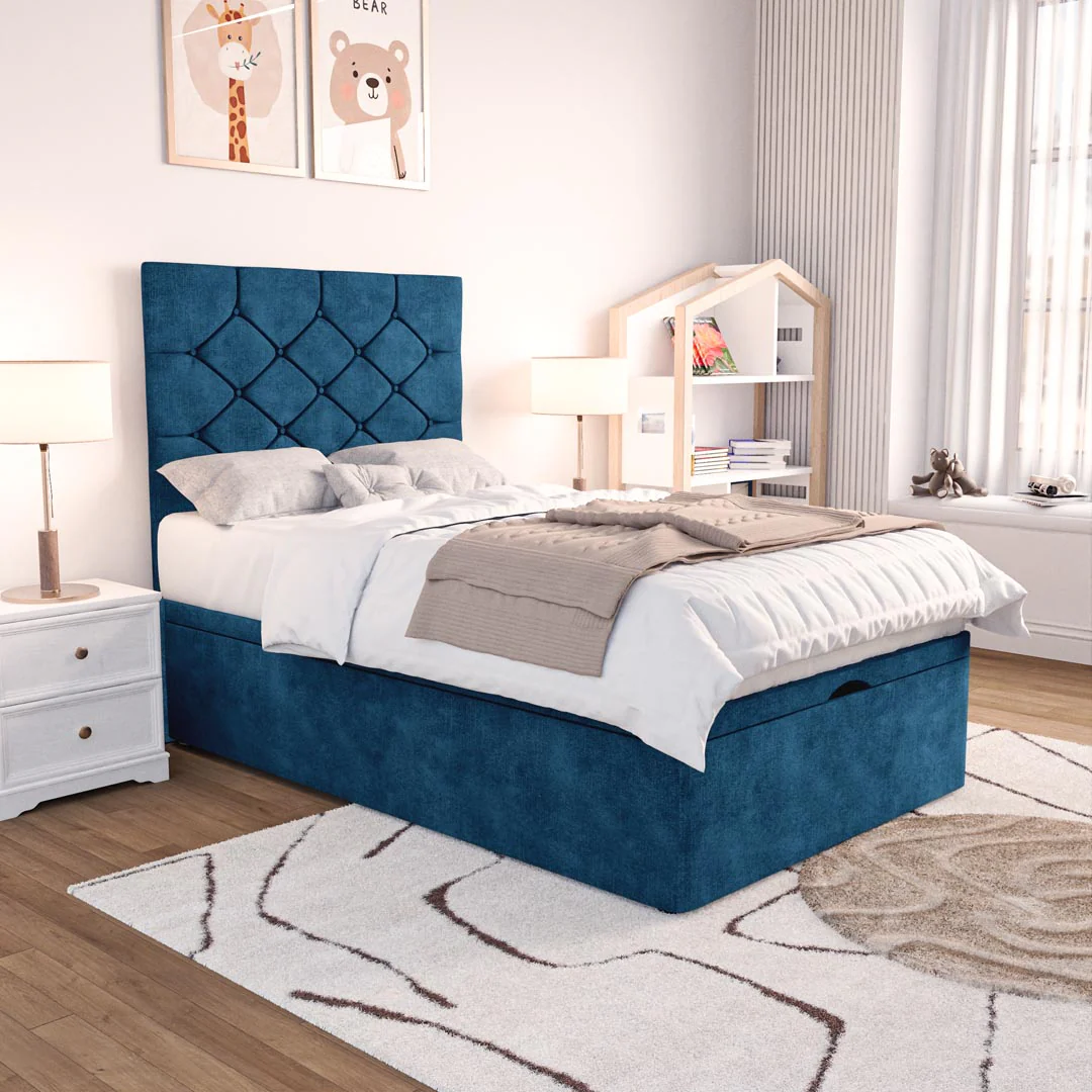 Seville Kids Chesterfield Ottoman Divan Bed - Image 3