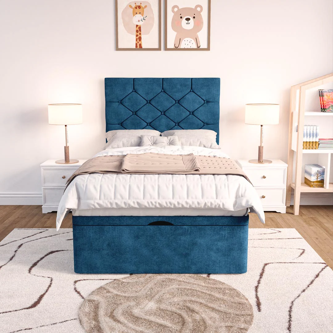 Seville Kids Chesterfield Ottoman Divan Bed - Image 5