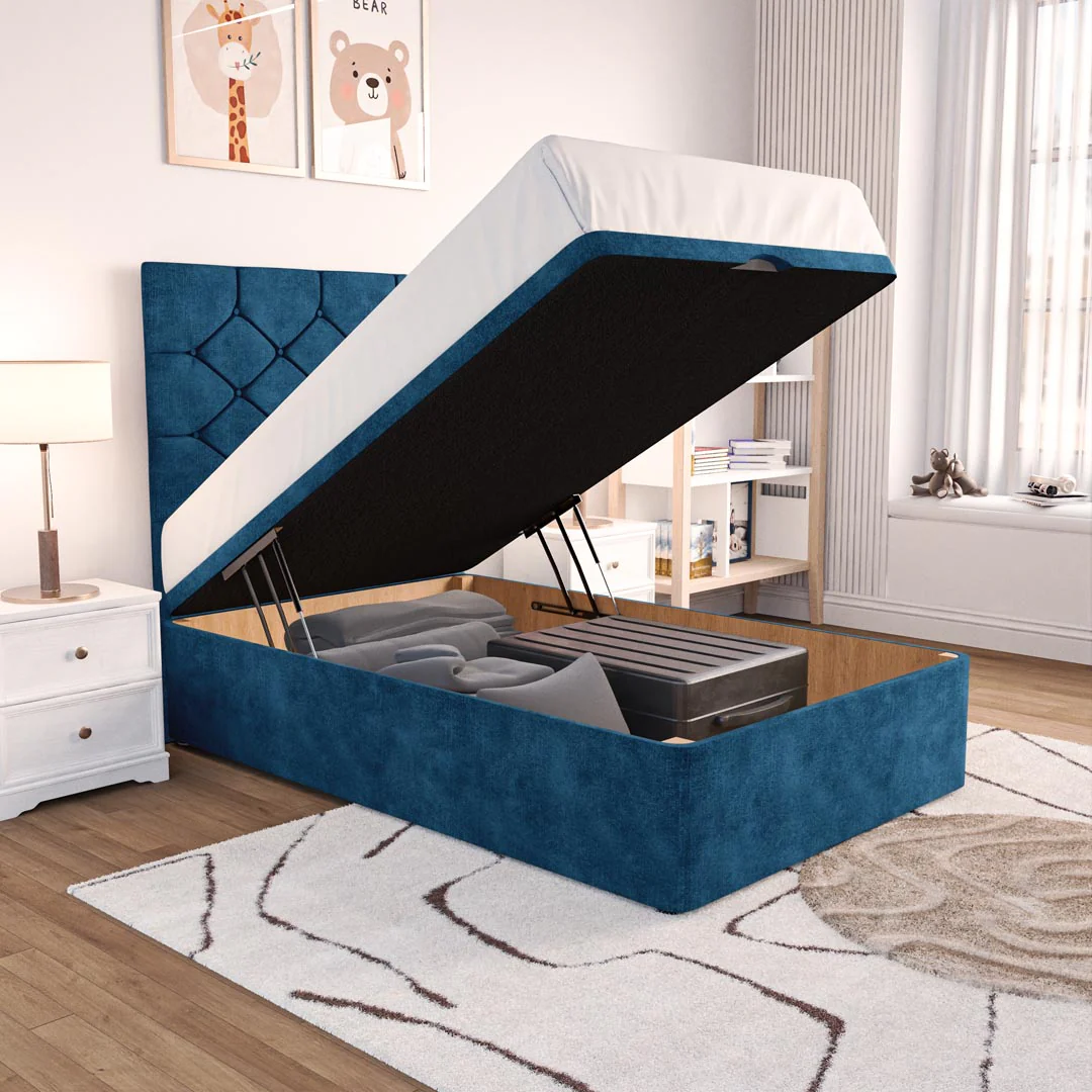 Seville Kids Chesterfield Ottoman Divan Bed - Image 6