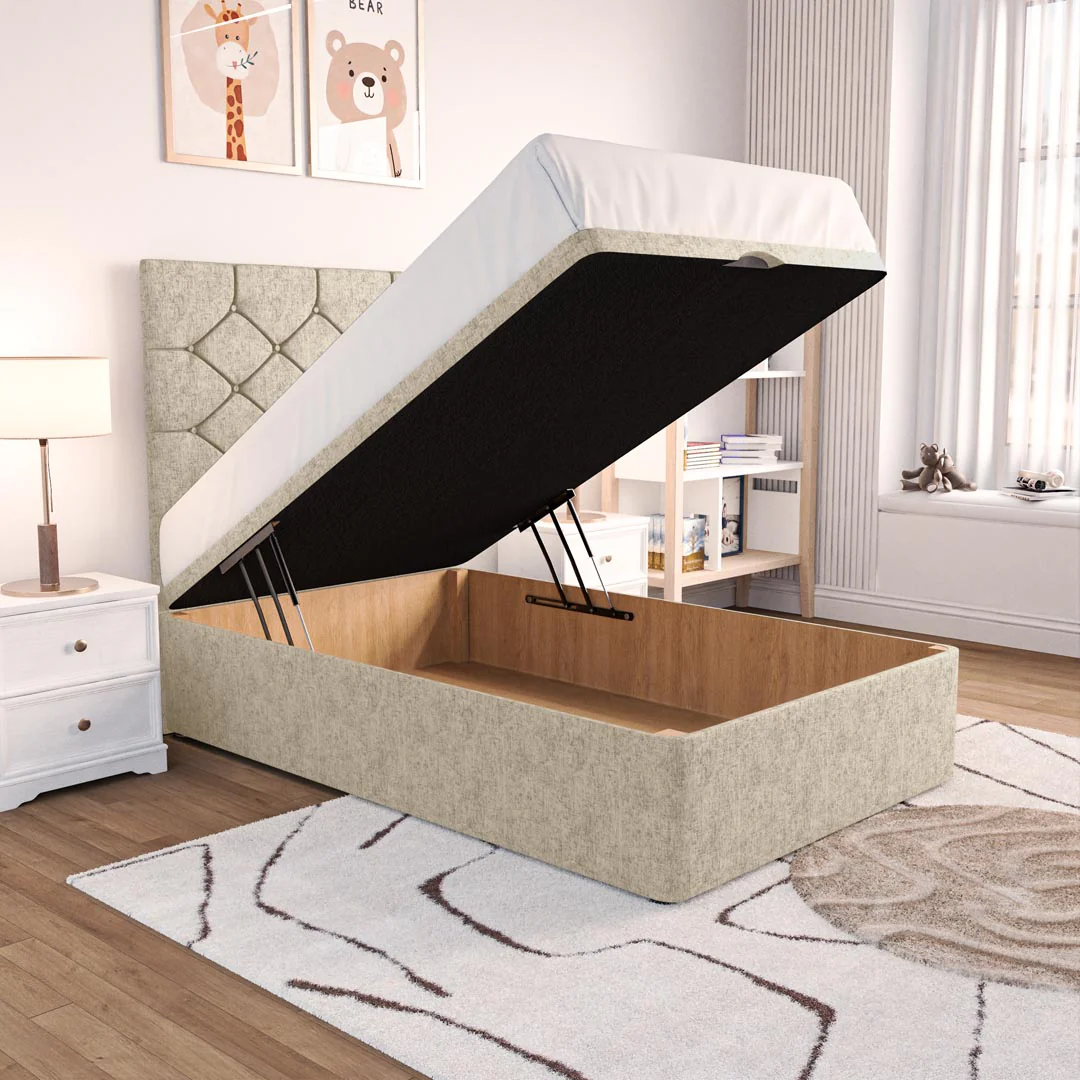 Seville Kids Chesterfield Ottoman Divan Bed - Image 2