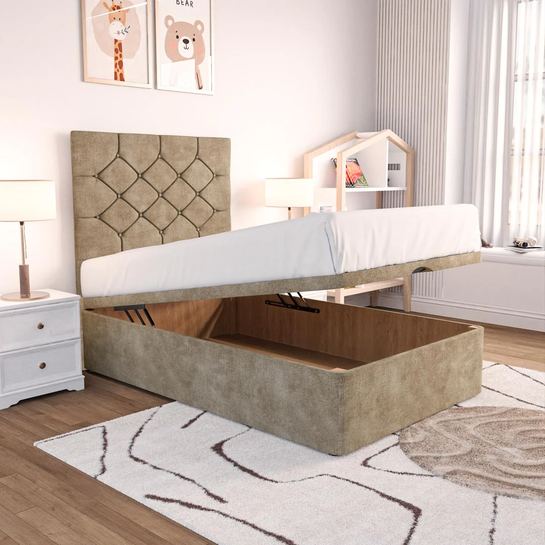 Seville Kids Chesterfield Ottoman Divan Bed