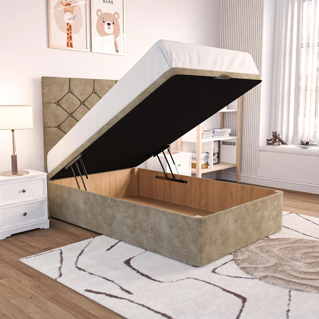Seville Kids Chesterfield Ottoman Divan Bed - Image 2