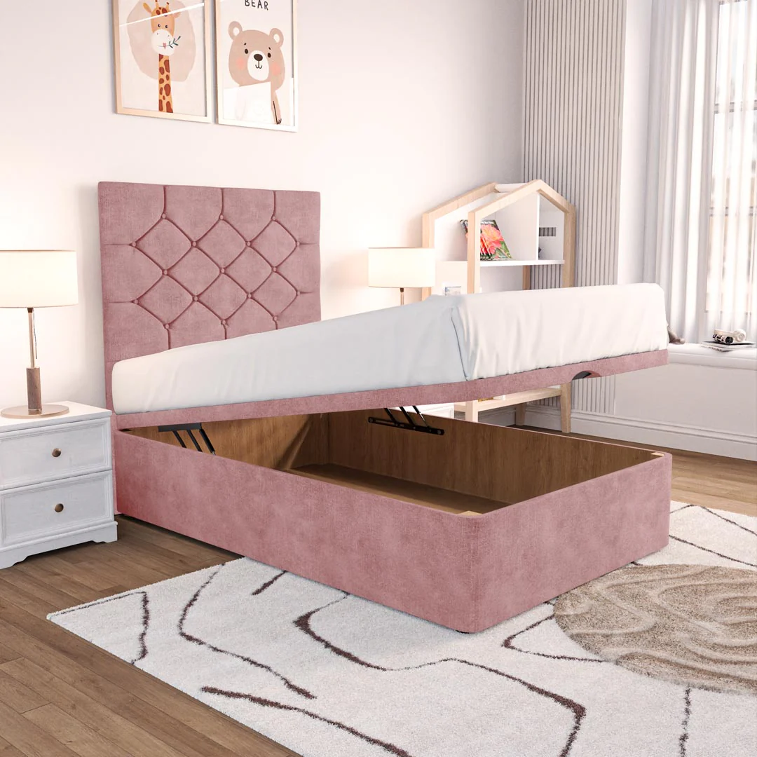 Seville Kids Chesterfield Ottoman Divan Bed
