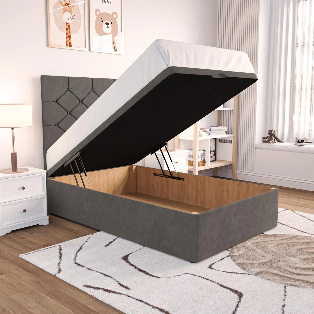 Seville Kids Chesterfield Ottoman Divan Bed - Image 2