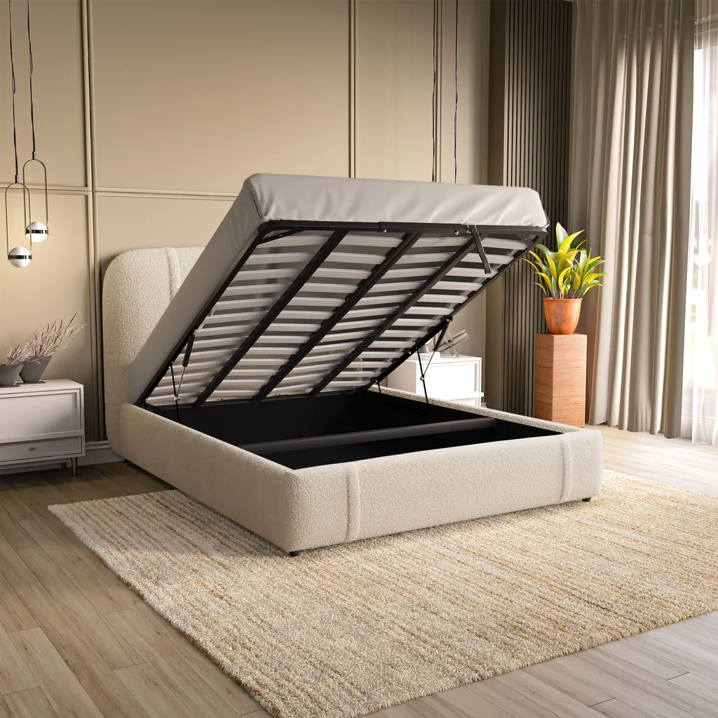 Sienna Upholstered Ottoman Bed - Image 2