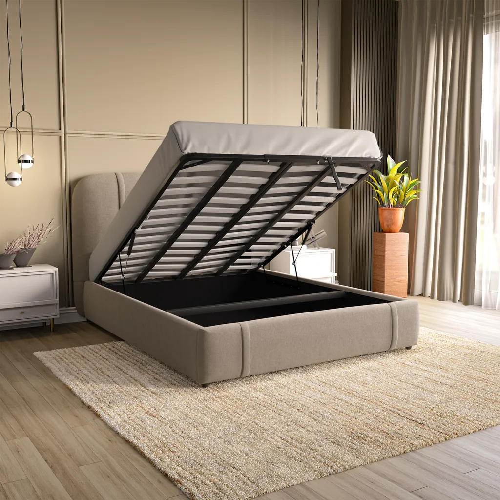Sienna Upholstered Ottoman Bed - Image 2