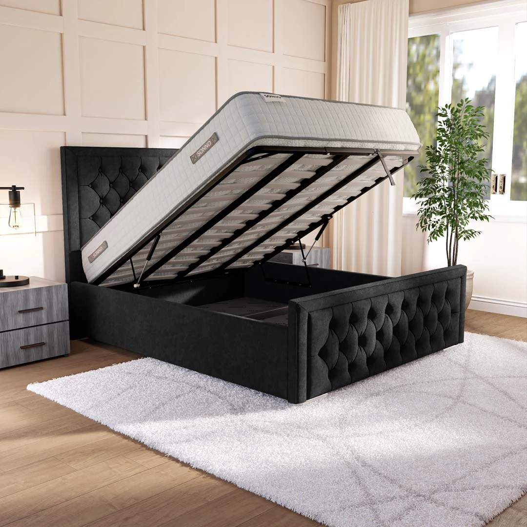 Valencia Upholstered Ottoman Bed - Image 2