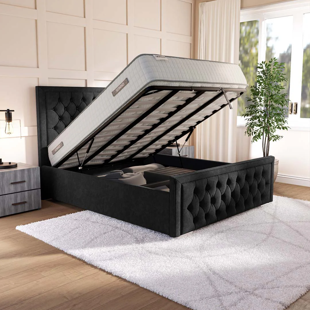 Valencia Upholstered Ottoman Bed - Image 6