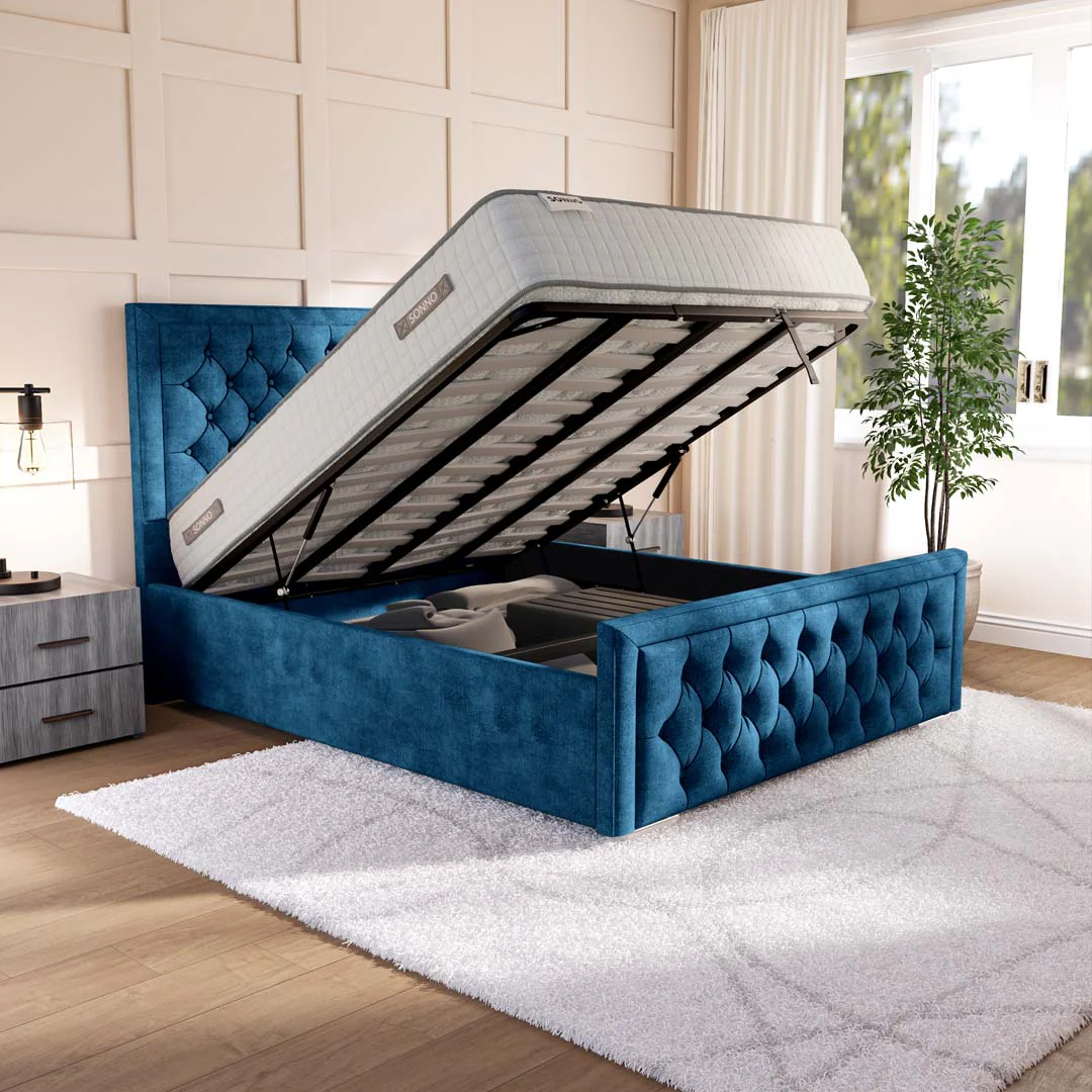 Valencia Upholstered Ottoman Bed - Image 6