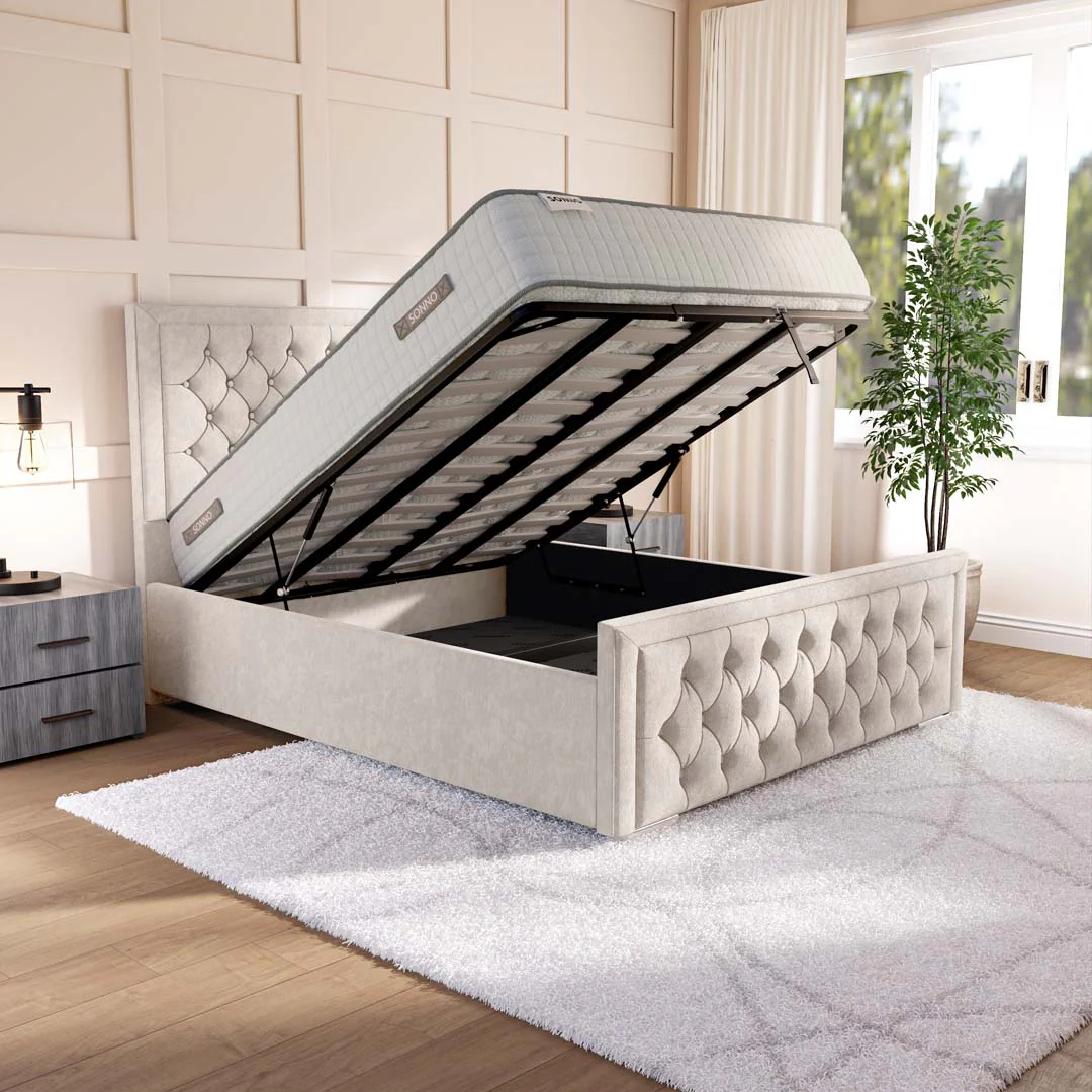 Valencia Upholstered Ottoman Bed - Image 2