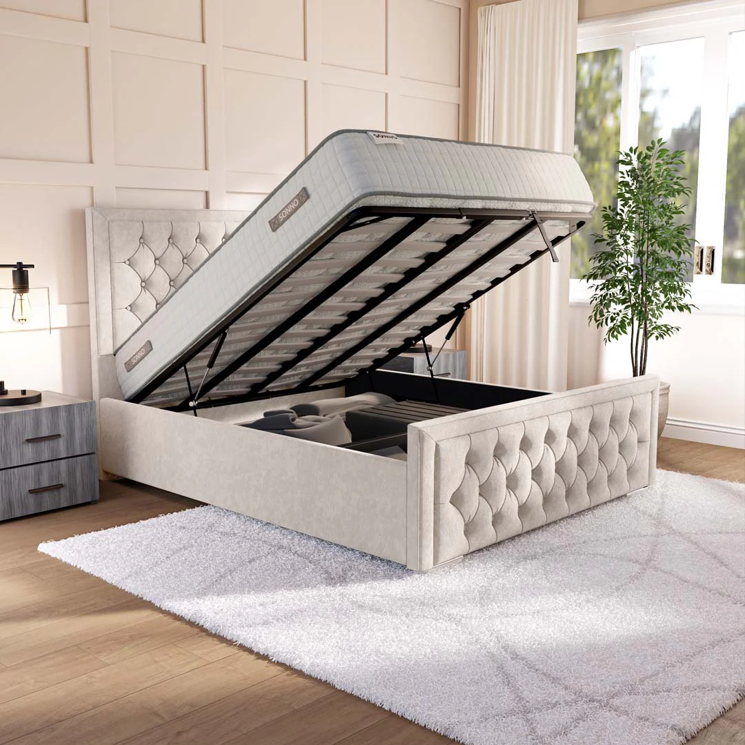 Valencia Upholstered Ottoman Bed - Image 6