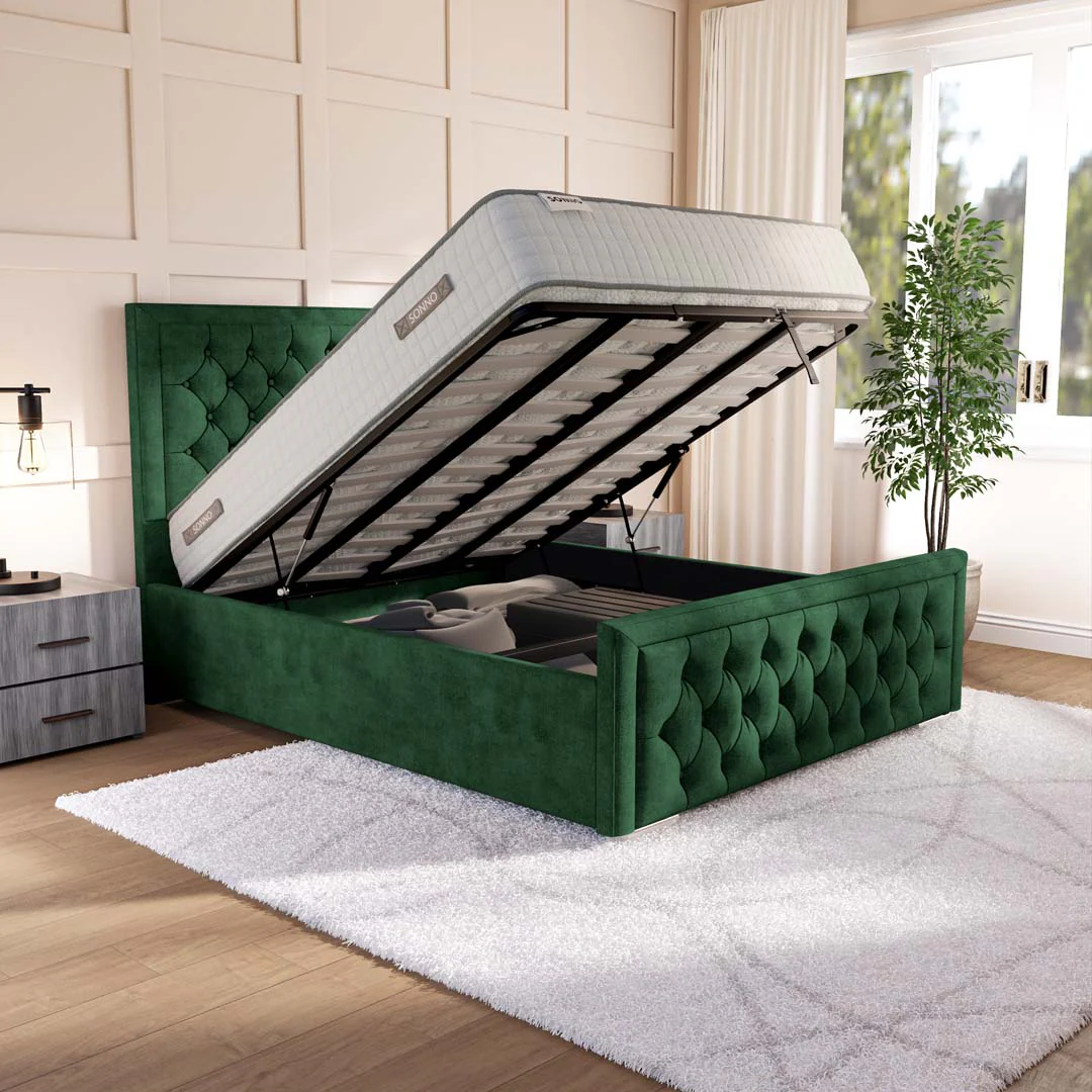 Valencia Upholstered Ottoman Bed - Image 6
