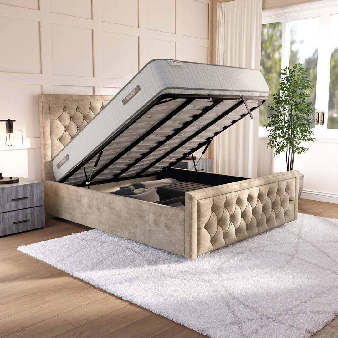 Valencia Upholstered Ottoman Bed - Image 6