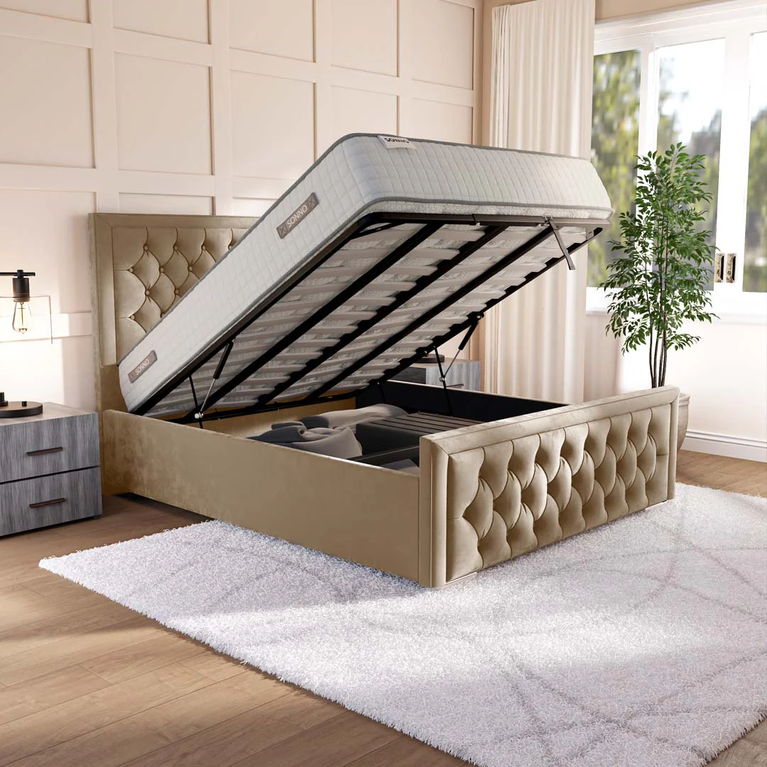 Valencia Upholstered Ottoman Bed - Image 6