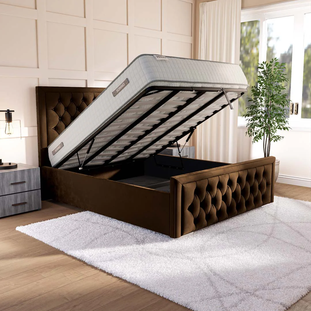 Valencia Upholstered Ottoman Bed - Image 2