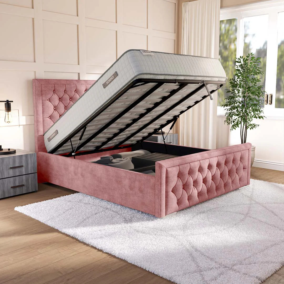 Valencia Upholstered Ottoman Bed - Image 6