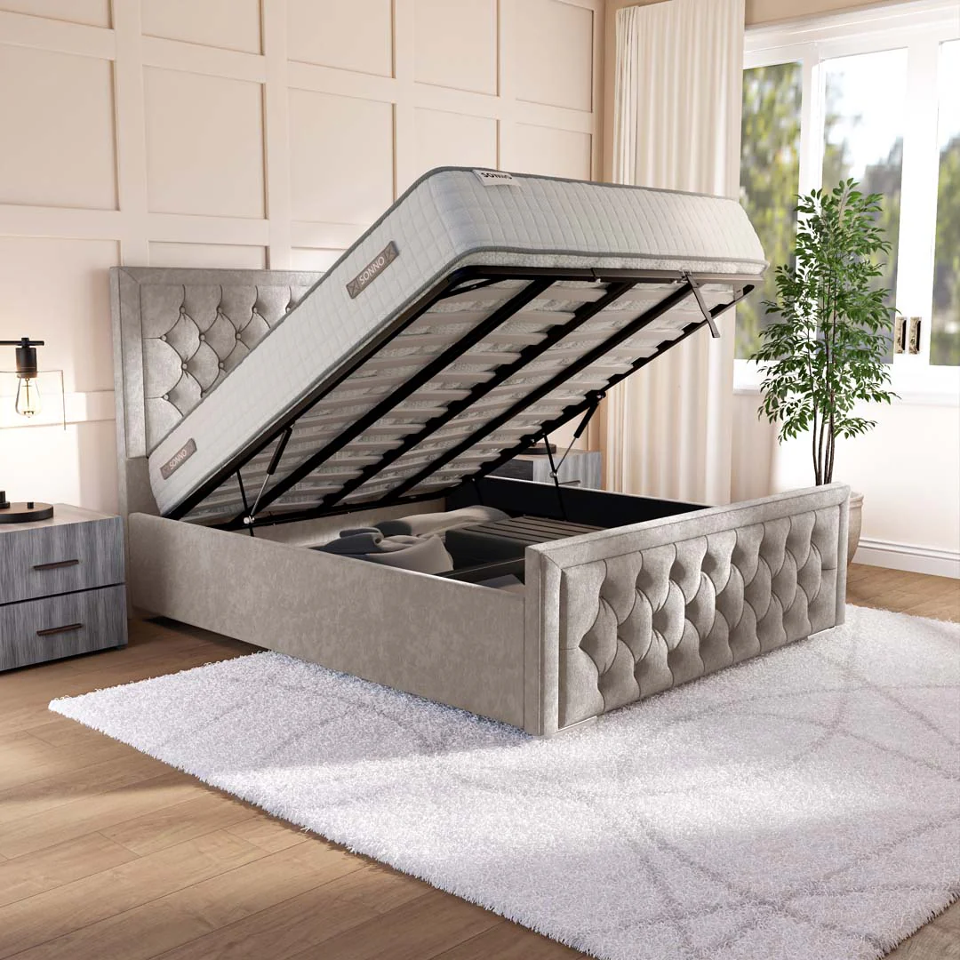 Valencia Upholstered Ottoman Bed - Image 6