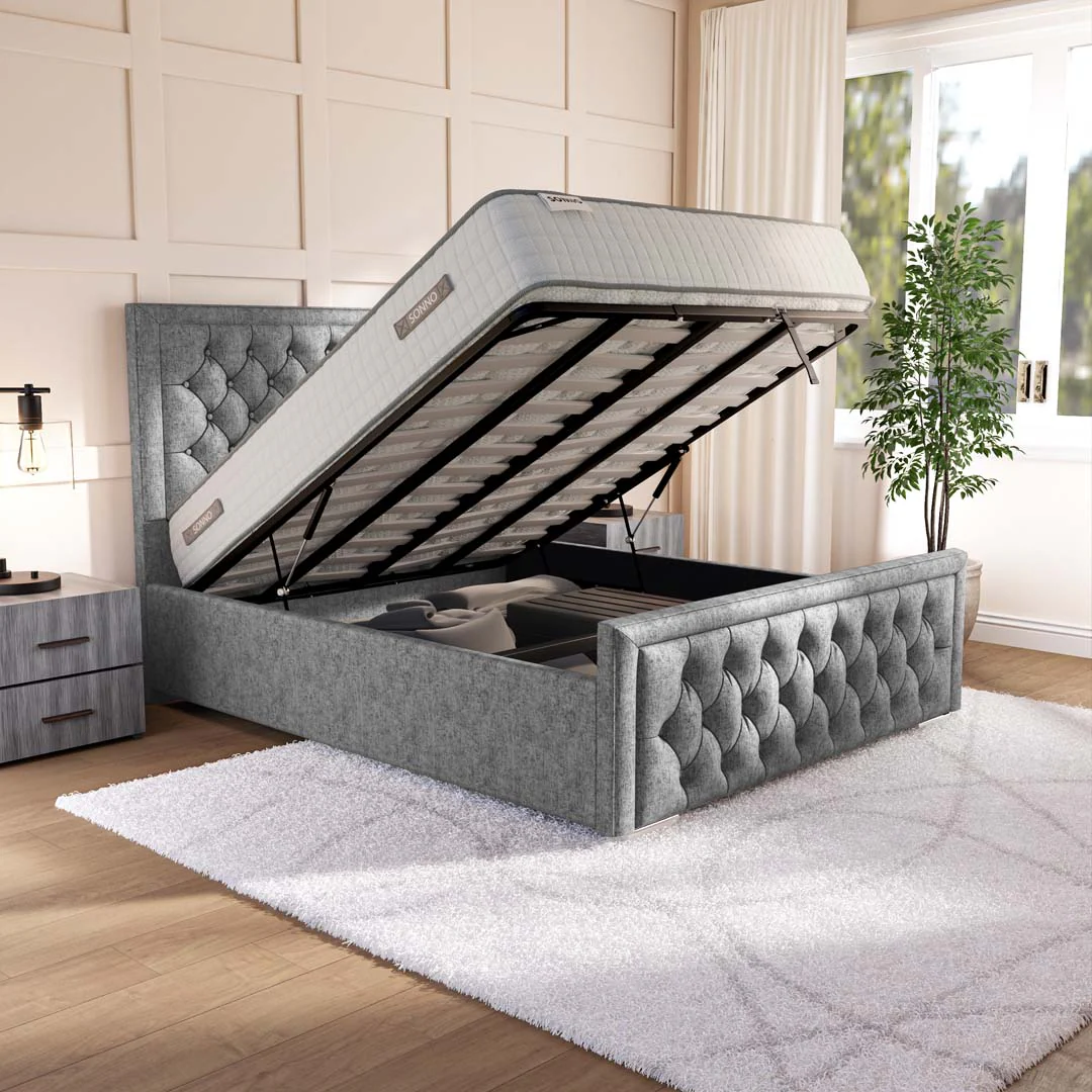 Valencia Upholstered Ottoman Bed - Image 6
