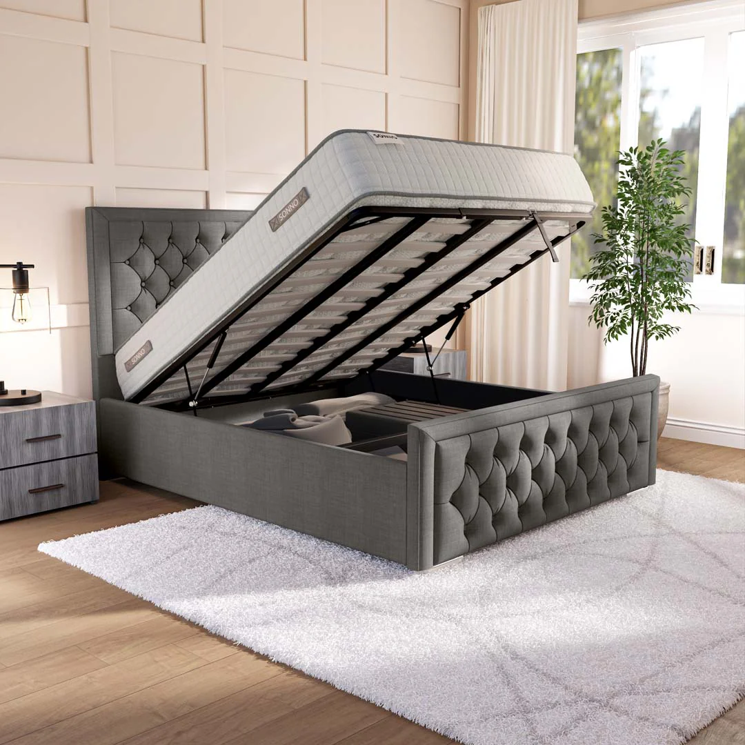 Valencia Upholstered Ottoman Bed - Image 6