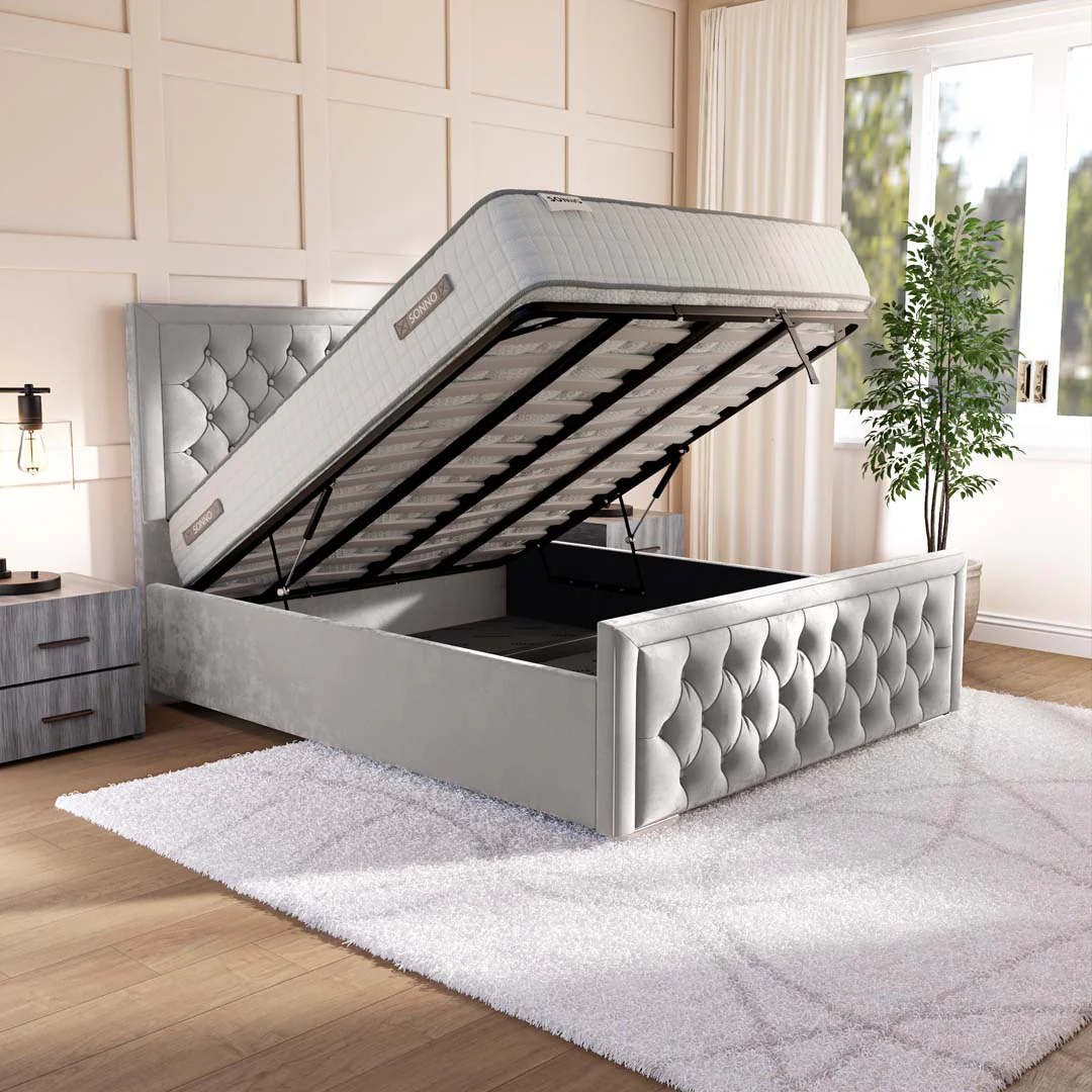 Valencia Upholstered Ottoman Bed - Image 2