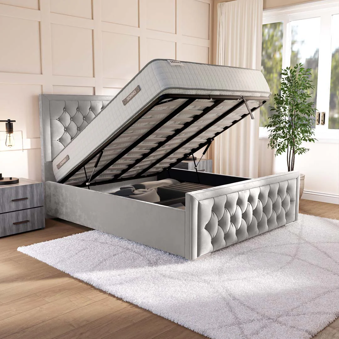 Valencia Upholstered Ottoman Bed - Image 6